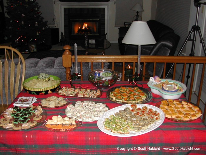 Look at all the yummies, all baked from scratch by Kelli (minus the cookies which came from her sis). What could they be for?