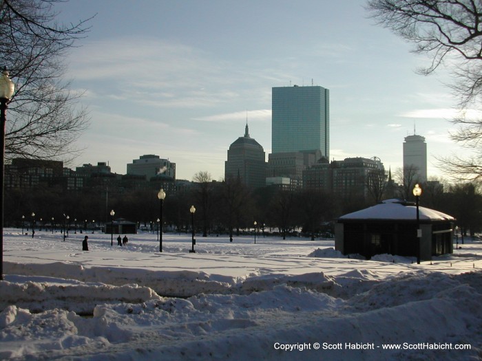 We then headed across the Boston Common...