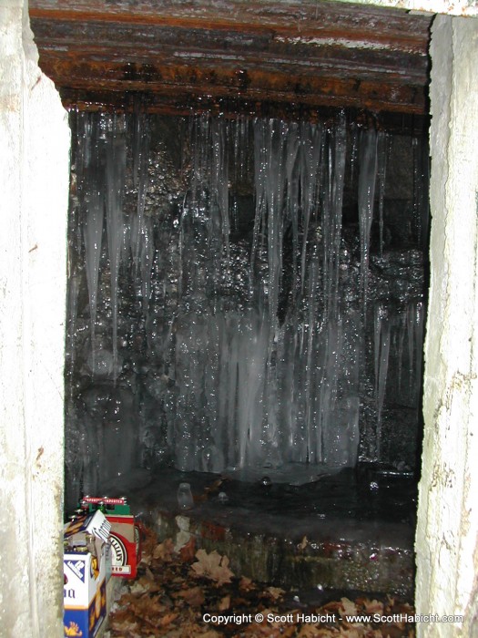 This is the "spring house" outback. Yes, there is a spring in there for fresh water when the house was built years and years ago.