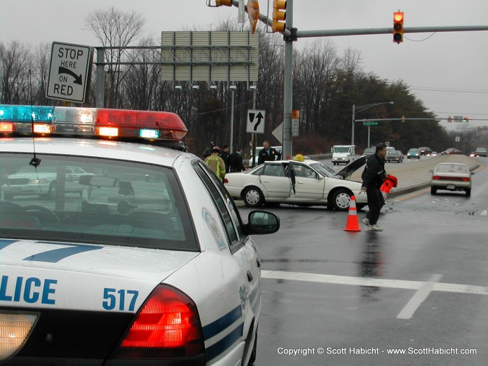 And this accident held us up for about 15 minutes.