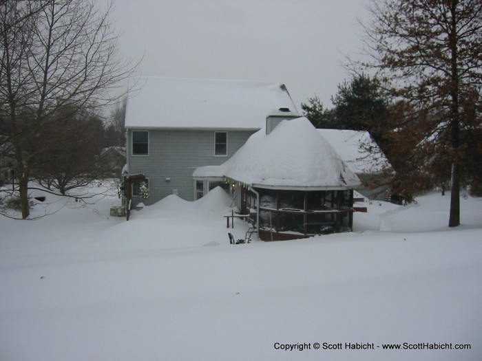 I guess the deck party will have to be postponed.