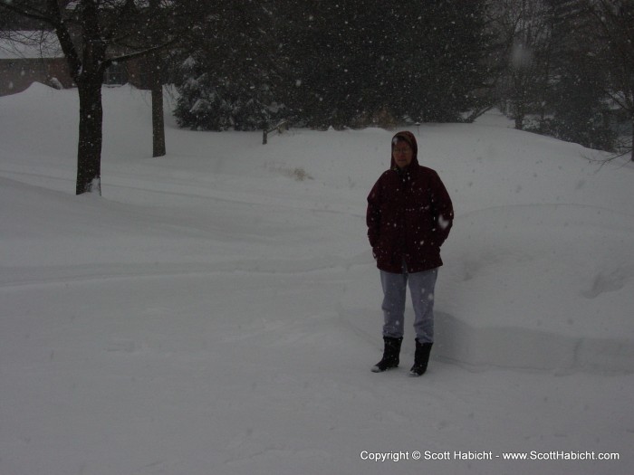 My mother-in-law's cool Snow outfit.