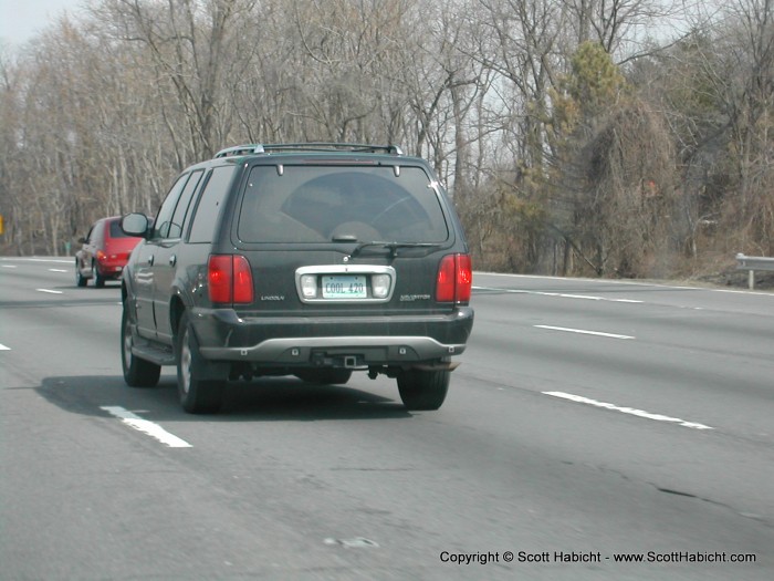 Check out the license plate. If you get it, you get it, if you don't, don't ask.