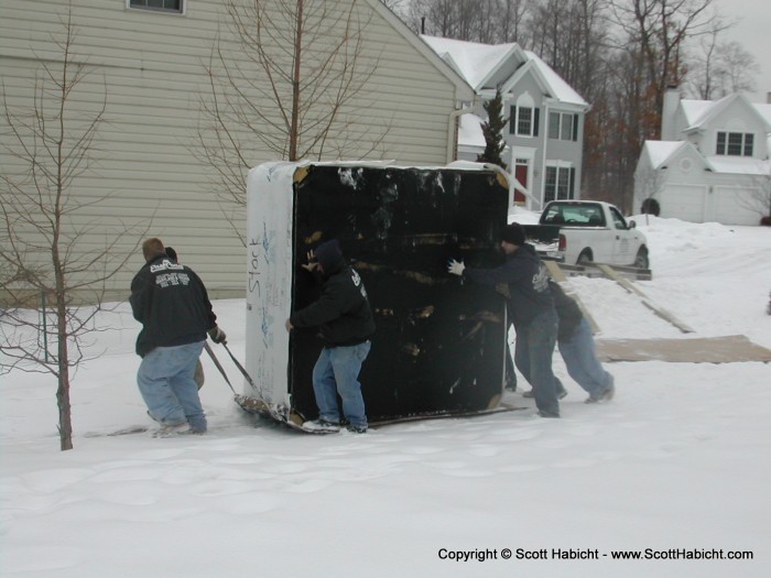 Just a lot of sliding and pushing.