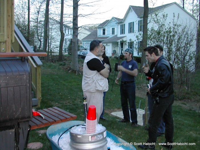 Of course, parking yourself next to the keg doesn't hurt either.