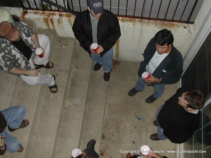 I was seeing what everyone was doing around the house, and caught myself looking down on their drinking.