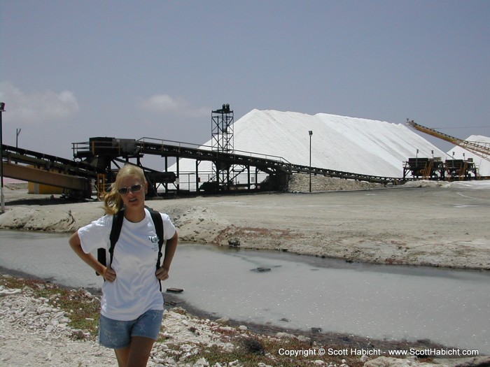 This is what makes it an ideal area for collecting and drying salt.