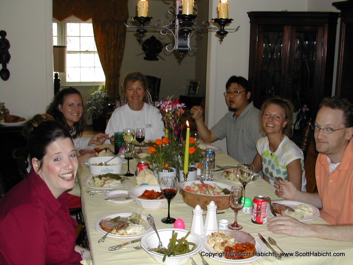 Dinner that night was at my Mum-in-law's.