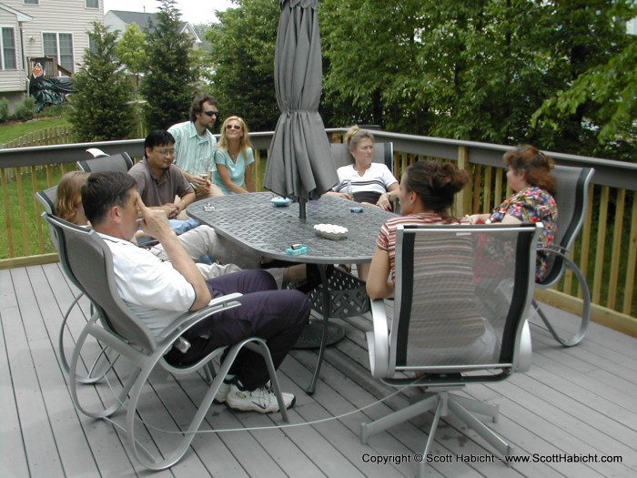 Then we all hung out on the deck for a while.