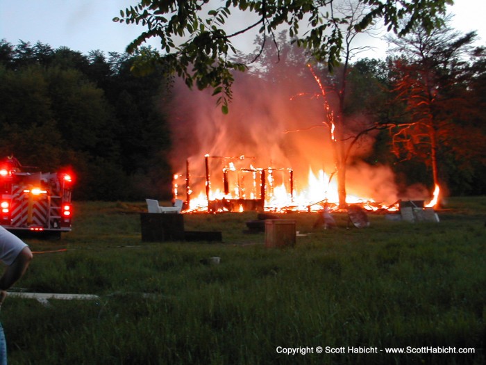 Kelli and I were out one day and came across this fire.