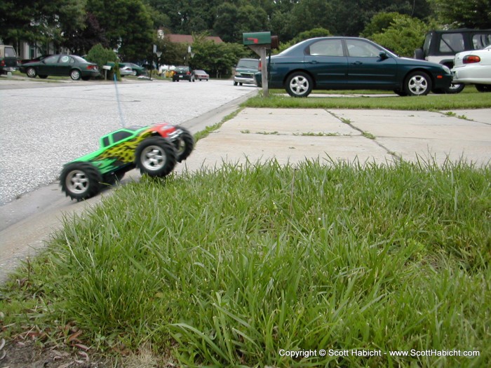 His truck is not as much for speed....