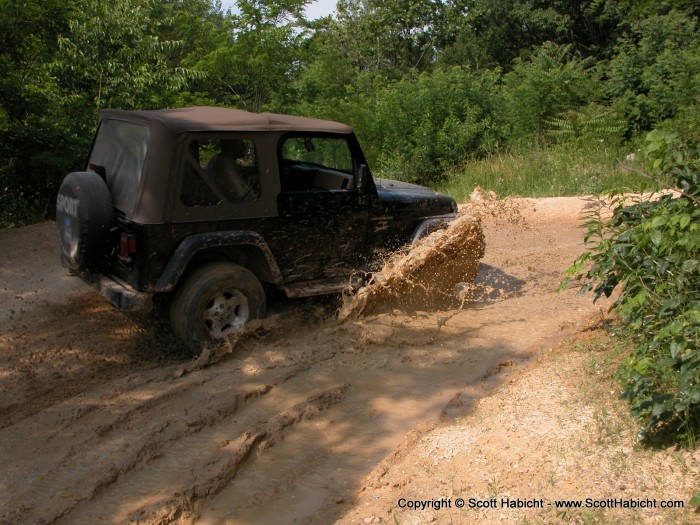 Keep in mind, this was a dump, so just think of the nice clean mud we're playing in.