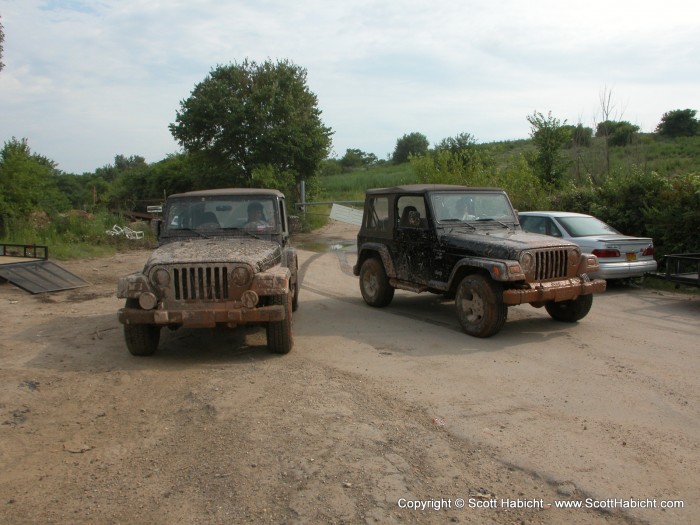 Nothing like fresh mud on a Jeep.