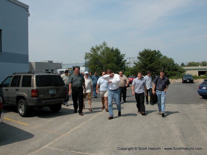 The next day, we went over to the corporate head quarters for a small tour.