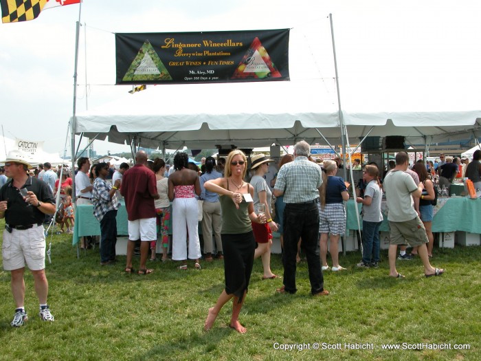 Our least favorite MD winery, Linganore Wine Cellars.