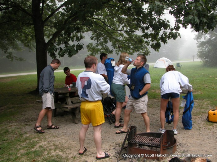 Well, were almost packed, time to go to the river.