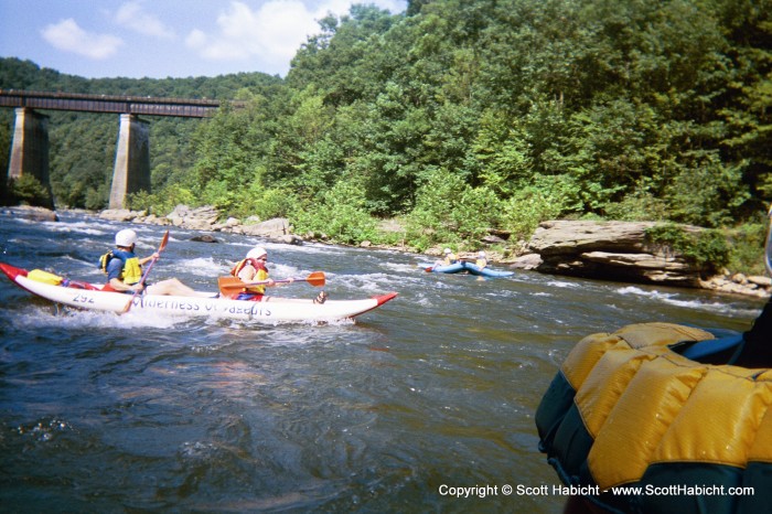 Clearly the boat is not pointing in the correct direction, but we figured they'd learn the hard way!!