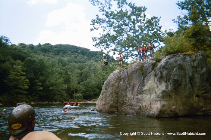 This is Elephant rock, and that's me jumping off.