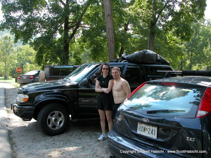 Afterwards, Megan and Matt pose for a picture.