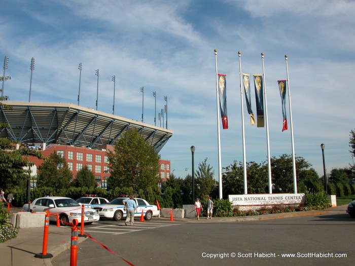 To the USTA National Tennis Center....