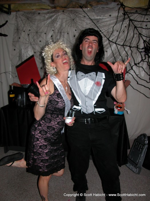 Jake and the wife went as the Prom King and Queen from Mullet High School.