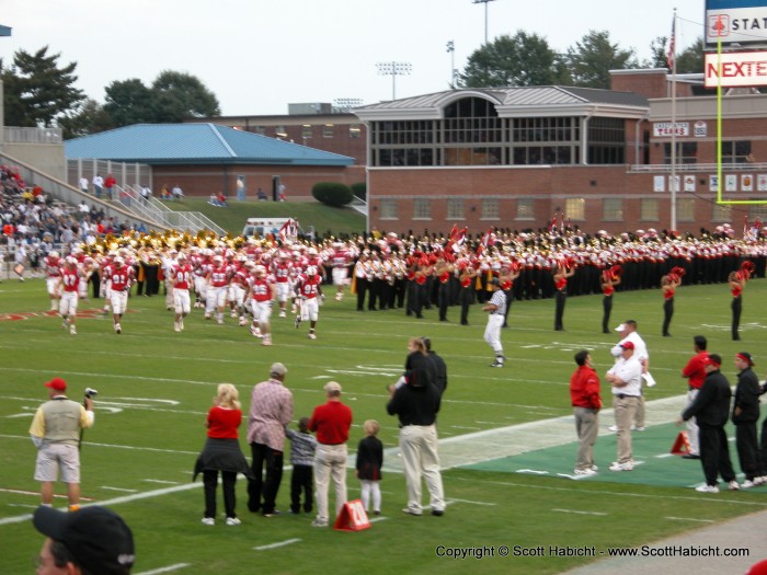 Maryland takes the field!!