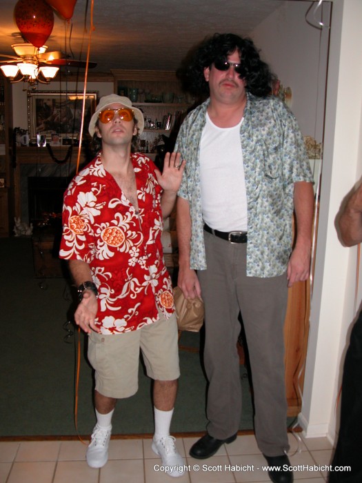 Rob and I were from the movie Fear and Loathing in Las Vegas.