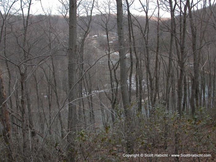 To get to it, we skipped the trail and climbed straight up the side of the hill.