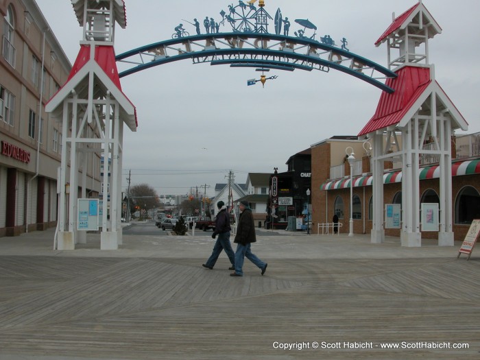 The next day, we went for a walk on the boardwalk....