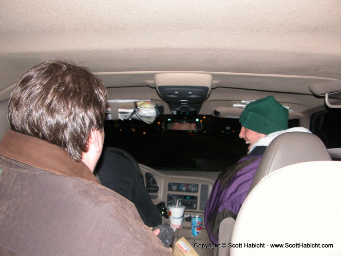 On the cab ride home that night, Chuck once again found himself in the expensive seat.