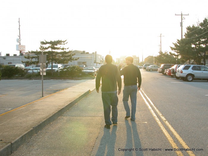 A cool picture of Rob and Chuck......