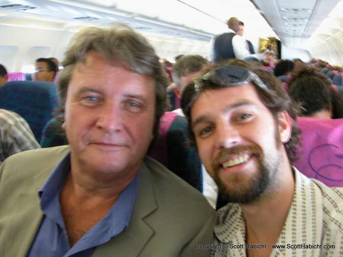 This is Mark Pritchett, Managing Director of the Jamaica Observer, and my neighbor on the flight.