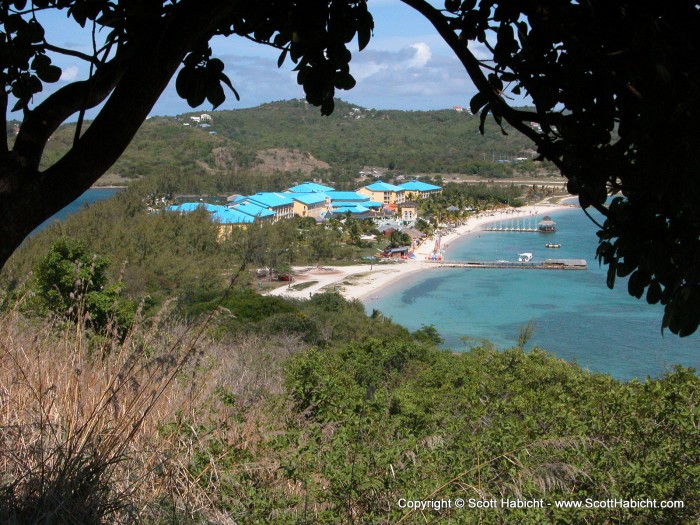 Coming down, another view of the resort.