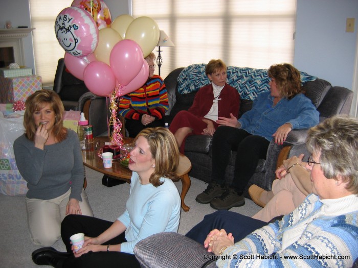 A baby shower for Kristi.