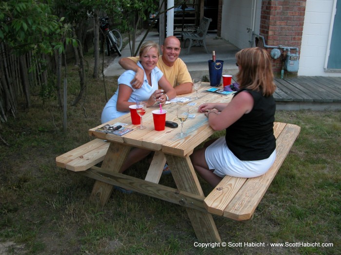 Tom and Lori were cool enough to buy a picnic table for use of everyone in the building.