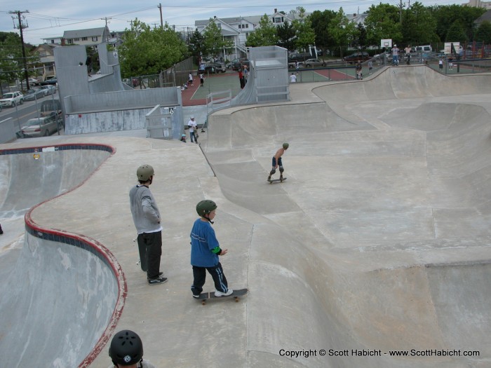 I stopped by the skatepark to get some pics of the locals....