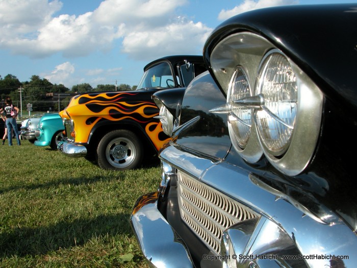 Some cool rides parked there.