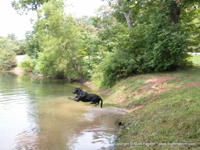 But he figured he'd just go jump in a lake.