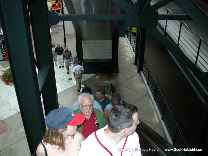 For Fathers Day, Mathew and I took our father and Grandfather to an Orioles game.