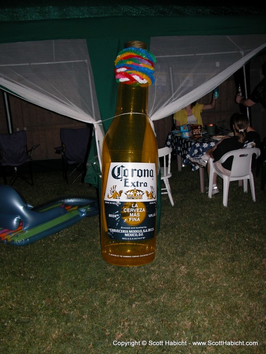 Even the corona bottle got laid.