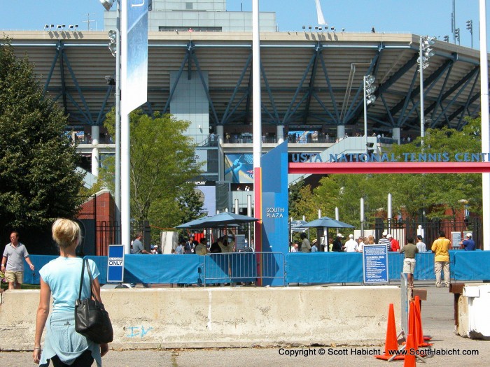 With nothing left to do, we headed into Arthur Ashe Stadium for a day of tennis.