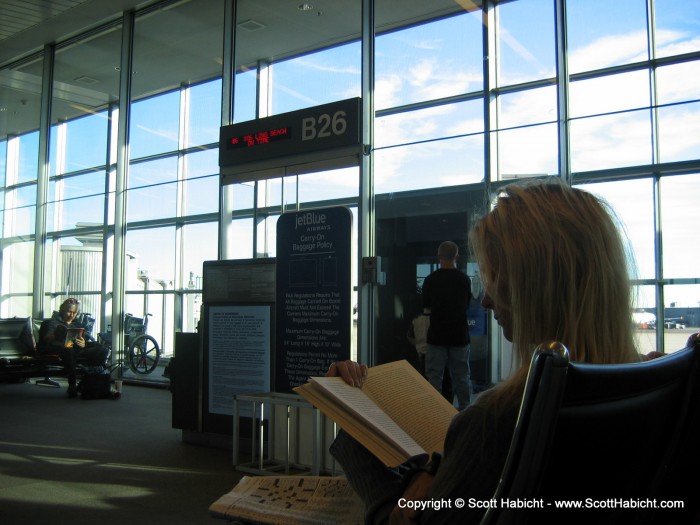 After hooking up with Kelli in DC, we went to Dulles airport.