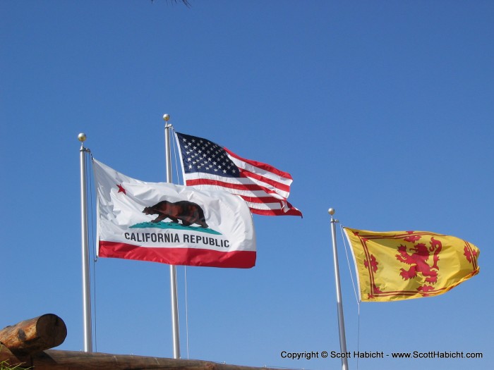 For those of you who don't know what the California state flag looks like.