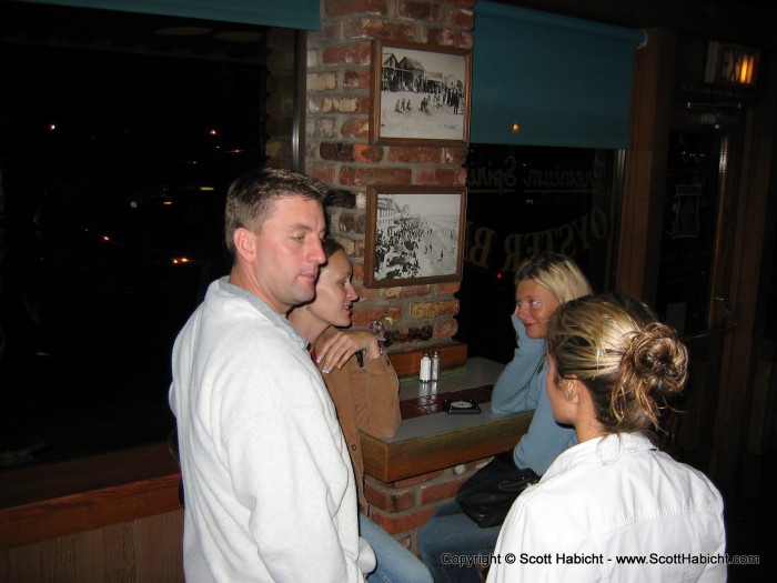 Mike is not sure what to do with these three women.