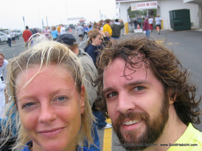 The next day, we all ran the Seaside 5k together.