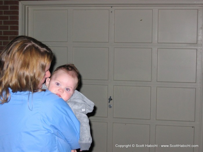 Erin and Mathew stopped by with Taylor to check out the scene.