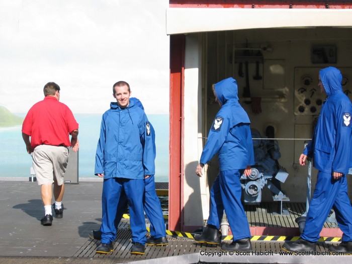 At the Pearl Harbor interactive demonstration, a few SkillSoft folks volunteered.