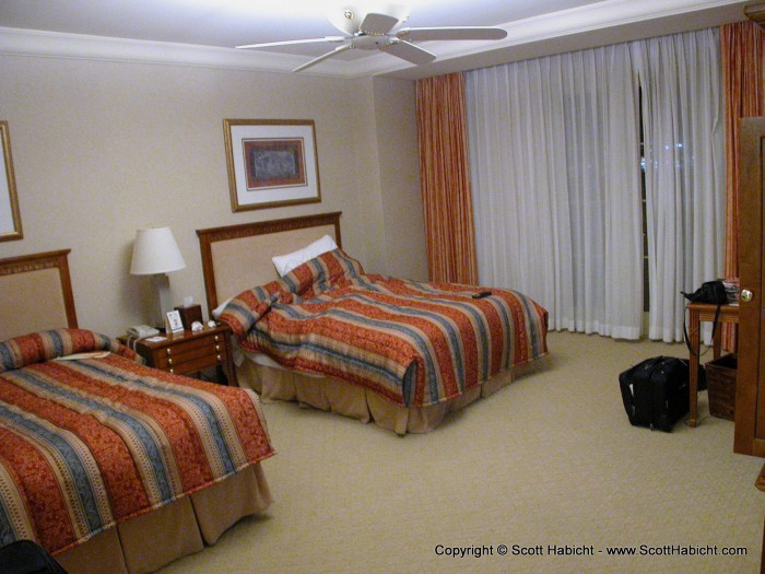 Our room for the weekend before the Skillsoft Meeting.