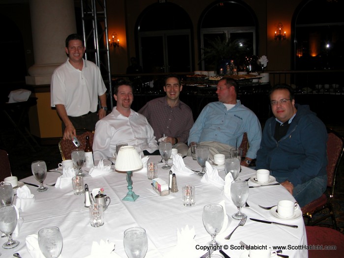 At dinner that night with some of the "cool" guys I work with at SkillSoft.