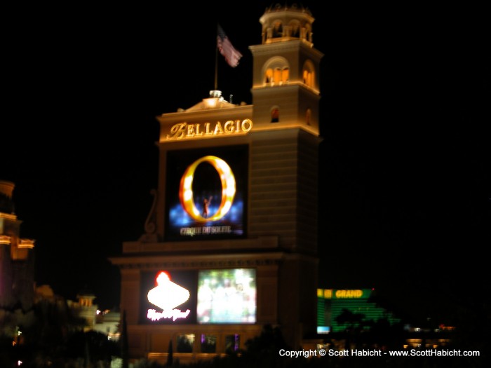 So we got off the bus at the Bellagio....